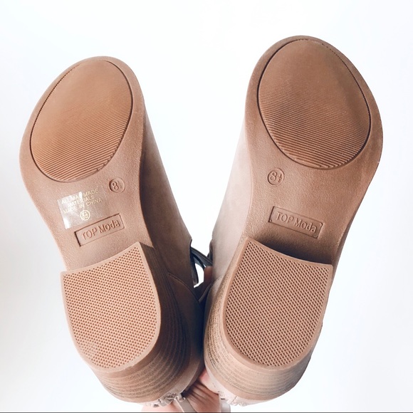 Ankle Buckle Wrap Block Heel Bootie - Picture 7 of 7